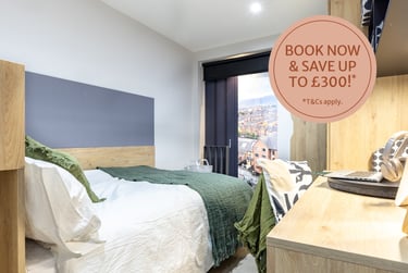 Premium Plus En Suite at Biscuit Factory, 140 Little Donegall Street, City Centre, Belfast, BT12FL - Image 1